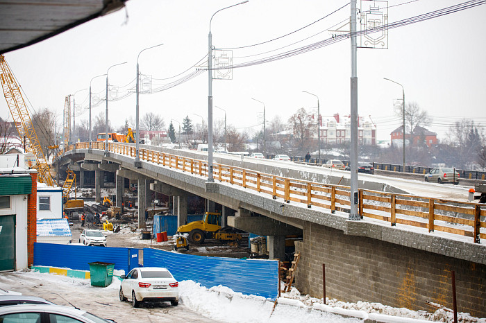 В Туле завершилась реконструкция первой половины Московского путепровода