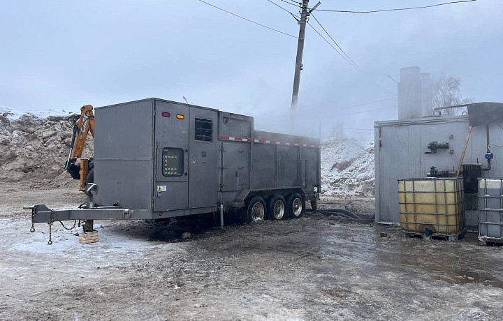 В Туле начали плавить снег