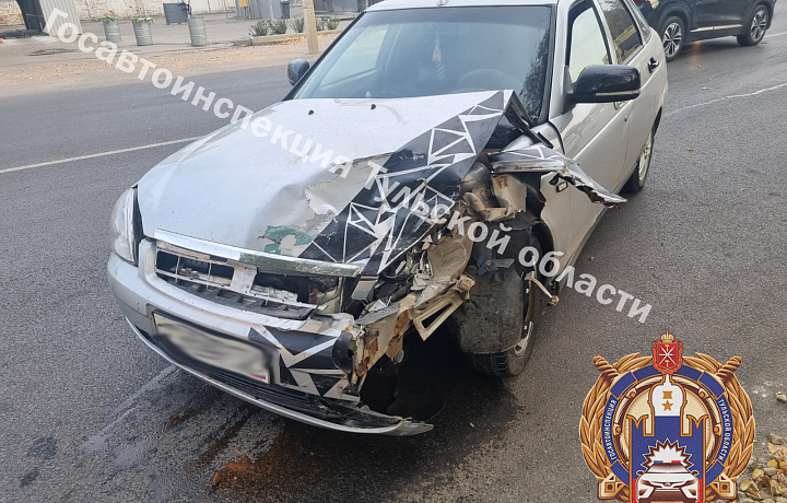 В Узловой водитель без прав устроил ДТП на улице Заводской