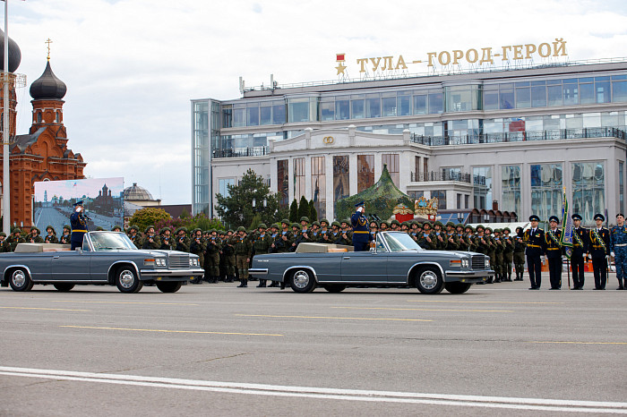 В Туле состоялся военный парад в честь Победы в Великой Отечественной войне