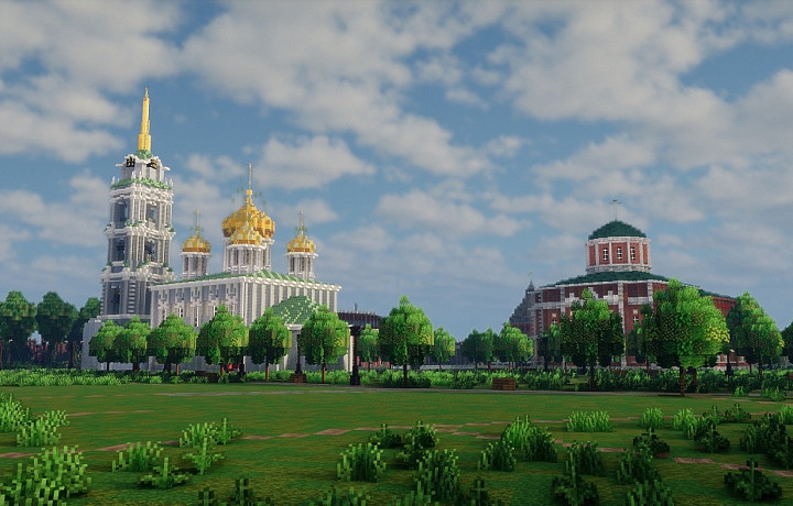 Здание Тульского кремля воссоздали в игре Minecraft