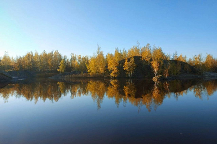 Тульский фотограф поделился красивейшими фото осени в Кимовске