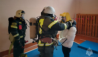 Школу в Чернском районе эвакуировали из-за условного пожара