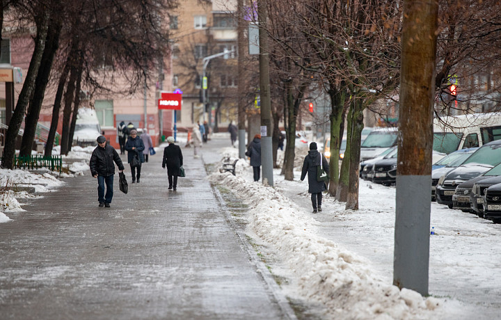 На предстоящих выходных в Тульскую область вернутся ледяные дожди и гололеды