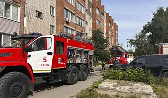 В Туле при пожаре в многоэтажке спасены восемь человек