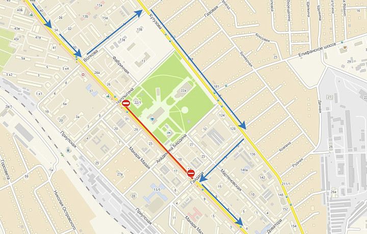 На улице Металлургов в Туле временно ограничат движение