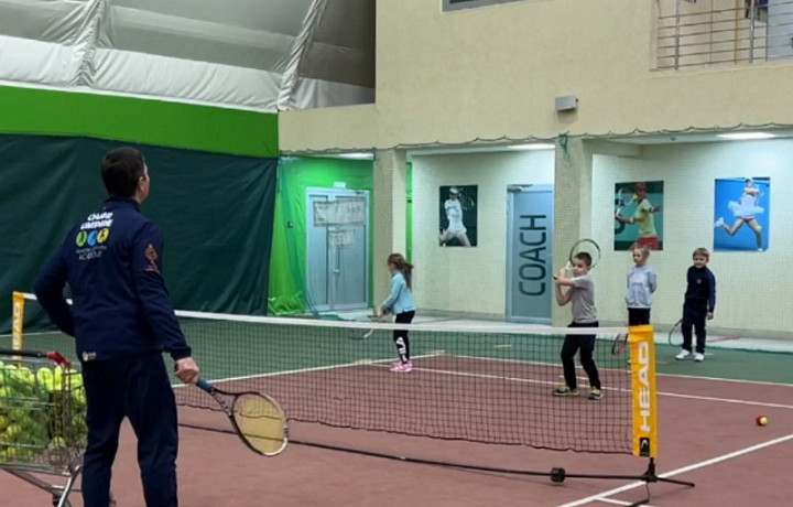 Тульская областная спортшкола олимпийского резерва начала набор детей на занятия теннисом