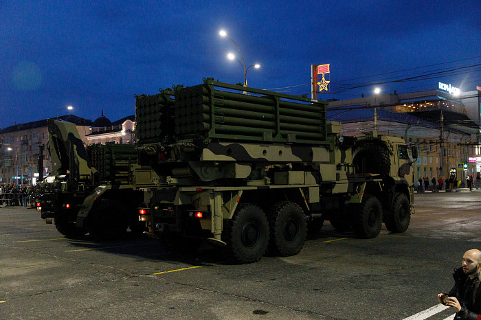 Первая репетиция Парада Победы прошла на площади Ленина в Туле