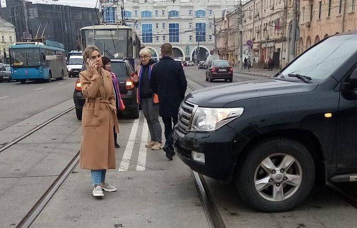 Из-за ДТП на улице Советской в Туле нарушено движение трамваев