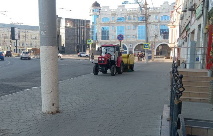 С улиц Тулы за сутки вывезли 70 кубометров смета