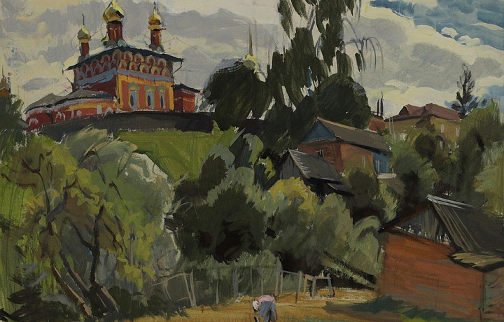 Туляков пригласили на выставку «Тульский край: Холмы и дороги» художника Жанны Цинман