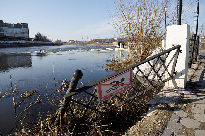 Пролетарская набережная в Туле вот-вот уйдет под воду: пик паводка возможен уже на следующей неделе