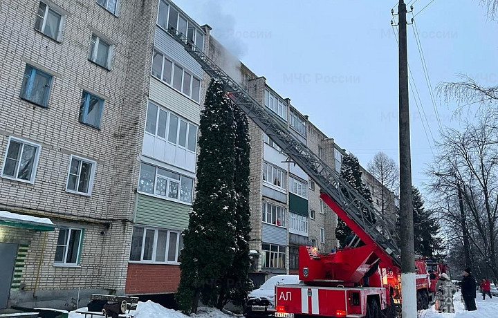 Пожар произошел в жилом доме в Ефремове