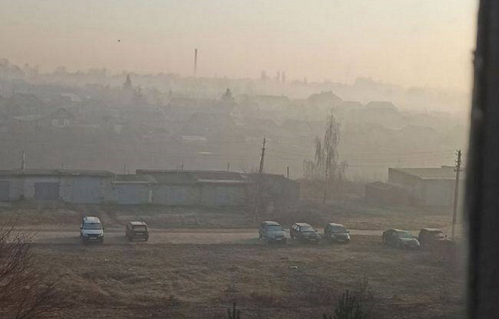 Ефремов накрыл дым, идущий от горящих полей