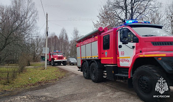 В Тульской области 12 декабря спасатели потушили три пожара