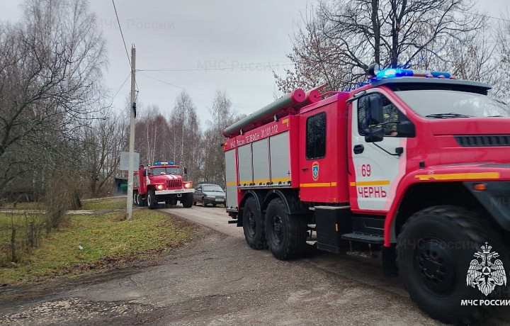 В Тульской области 12 декабря спасатели потушили три пожара