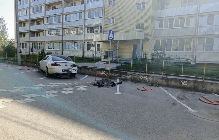 В Тульской области автоледи протаранила шесть автомобилей