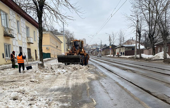 В Туле 18 марта продолжится уборка улиц от снега и мусора