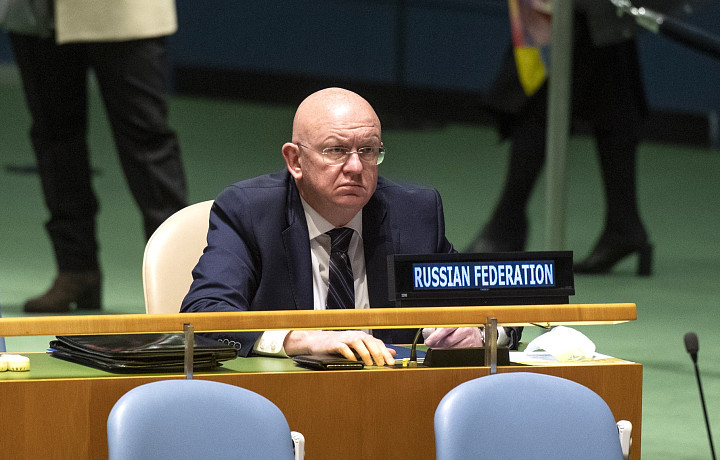 Небензя: Россия созовет заседание Совета безопасности ООН из-за ЧП на Каховской ГЭС