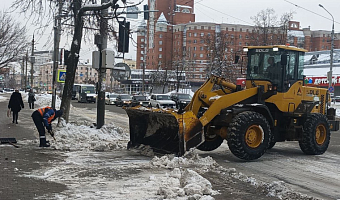 Около 7,5 тысяч кубометров снега вывезли с улиц Тулы за сутки
