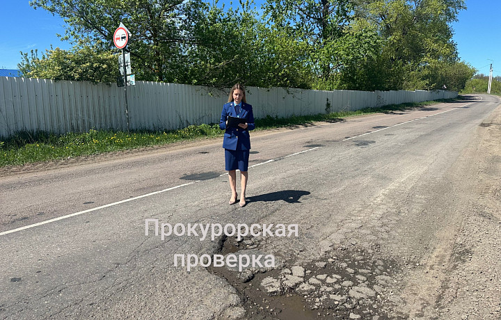 Прокуратура нашла нарушения при содержании трассы в Воловском районе