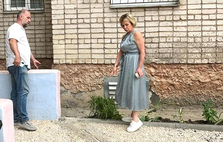 Мэр Тулы провела мониторинг работ по благоустройству в поселке Косая Гора