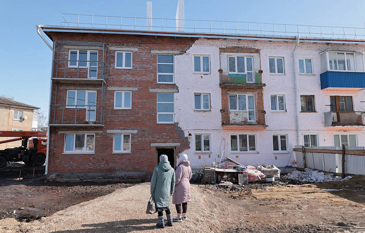 Восстановление дома в Куркино после взрыва газа завершат в марте