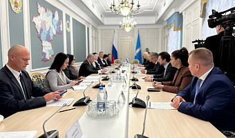 Тульский губернатор Миляев встретился с главой Ульяновской области