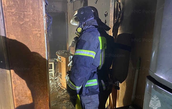 Пенсионерка погибла при пожаре в Кимовске