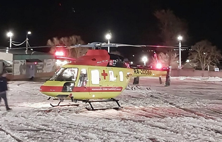 20-летнюю жительницу Ефремова доставили в Тулу на вертолете санавиации после ДТП