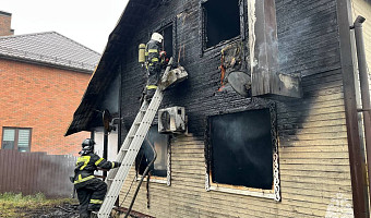 Ребенок погиб при пожаре на улице Михайловская в Туле