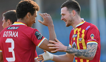 Тульский «Арсенал» забил третий мяч в ворота «Сокола»