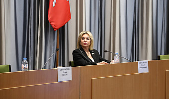 Ольга Слюсарева представила депутатам отчет о проделанной работе за 2023 год