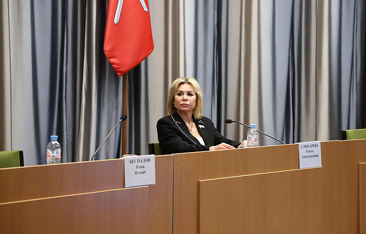 Ольга Слюсарева представила депутатам отчет о проделанной работе за 2023 год