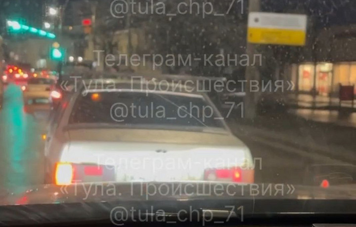 В Туле из-за ДТП образовалась пробка на Зареченском мосту