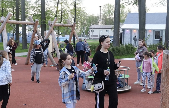 В белевском парке прошел Праздник Весны и Труда