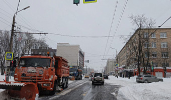 За сутки с улиц Тулы убрали более 4,5 тысяч кубометров снега