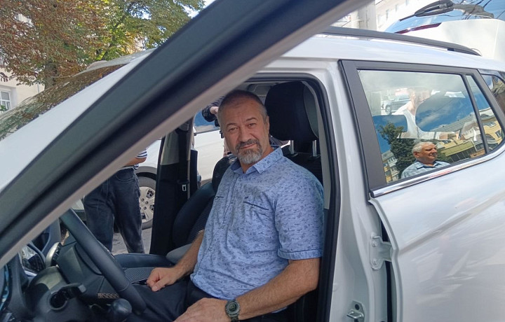 Ветеран СВО из Тульской области получил автомобиль от фонда «Защитники Отечества»