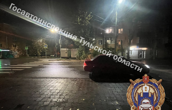 Туляк на Mitsubishi Lancer сбил пешехода на улице Оружейной