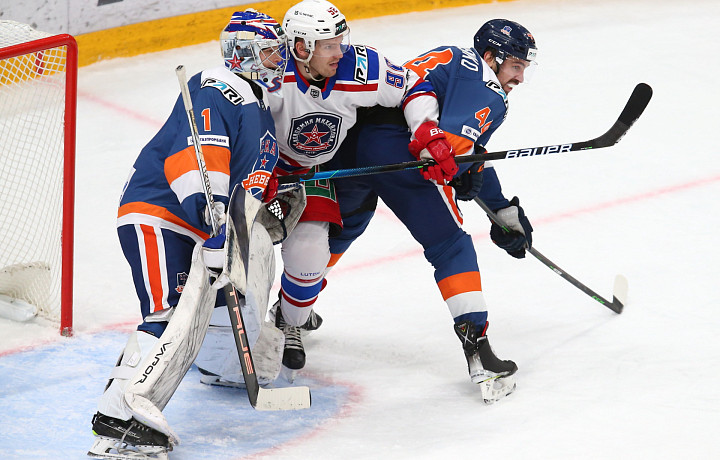 Хоккейная команда "Акдемия Михайлова" выиграла у «СКА-Невы»