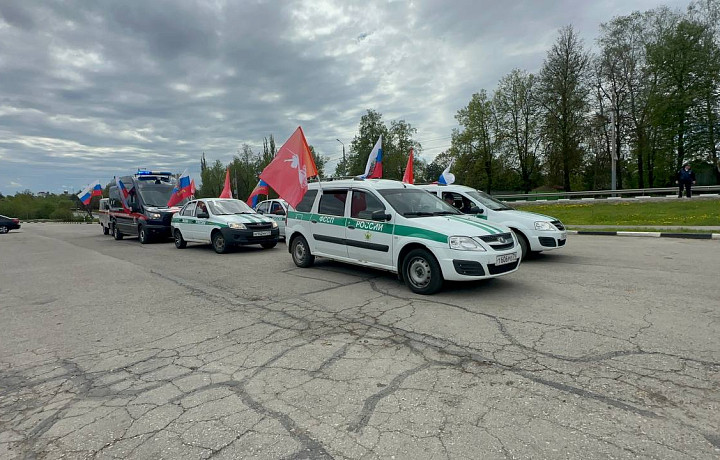 В Туле состоялся межведомственный автопробег в честь 80-й годовщины Победы