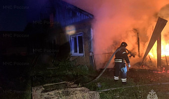 При пожаре в жилом доме в селе под Новомосковском пострадали люди