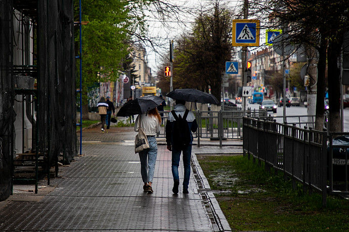 В Тульской области объявили метеопредупреждение на 28 сентября из-за дождя