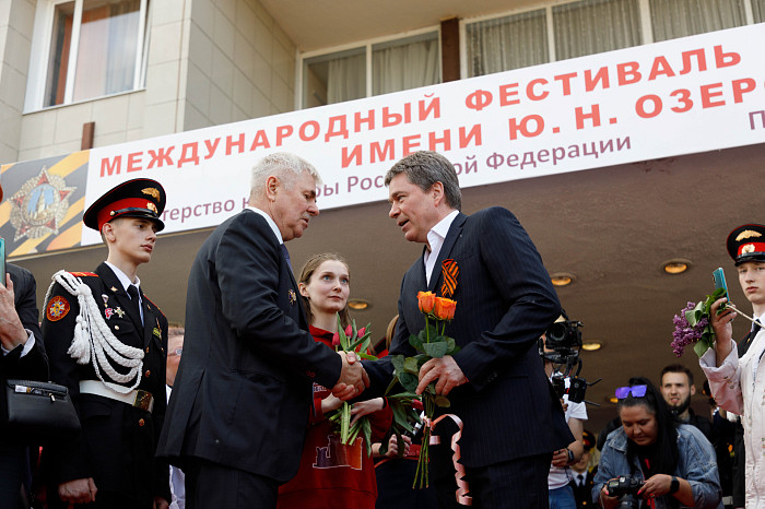 В Туле прошла церемония открытия фестиваля военного кино имени Юрия Озерова