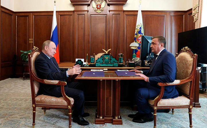 Владимир Путин 2 мая встретится с губернатором Тульской области Алексеем Дюминым