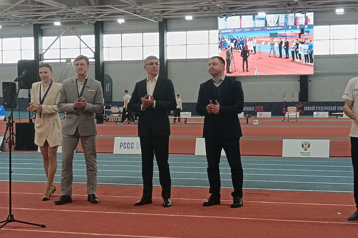 Губернатор Тульской области поприветствовал участников Зимнего студенческого Чемпионата по лёгкой атлетике