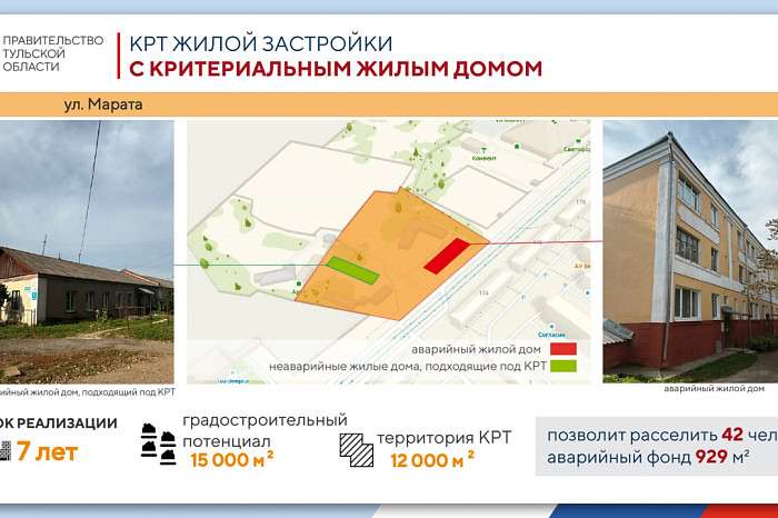 Комплексное развитие территорий в Туле: какие аварийные дома снесут, и что появится на этом месте