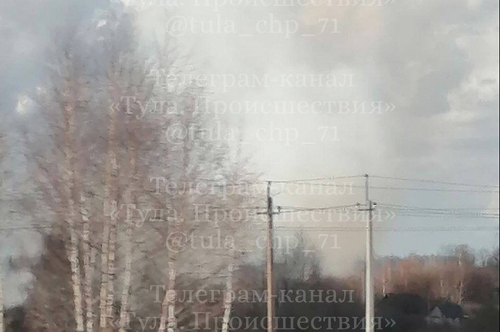 В Тульской области загорелась дача