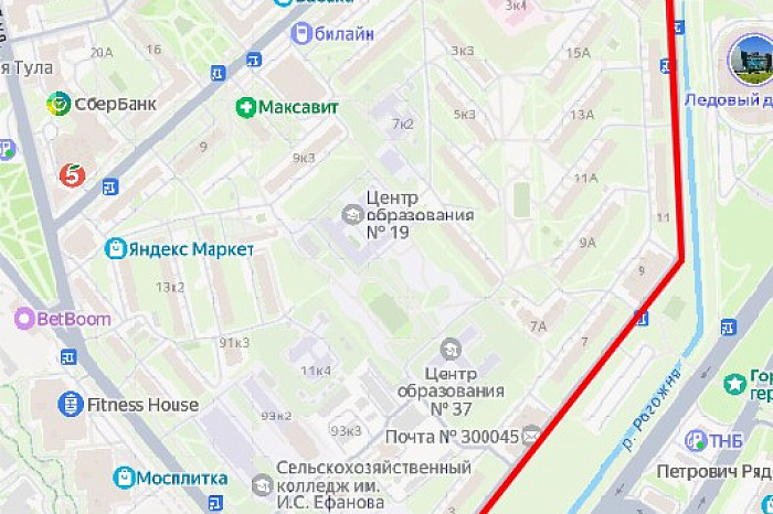 Ночью в Туле на время перекроют дорогу на улице Новомосковская Ночью в Туле на время перекроют дорогу на улице Новомосковская
