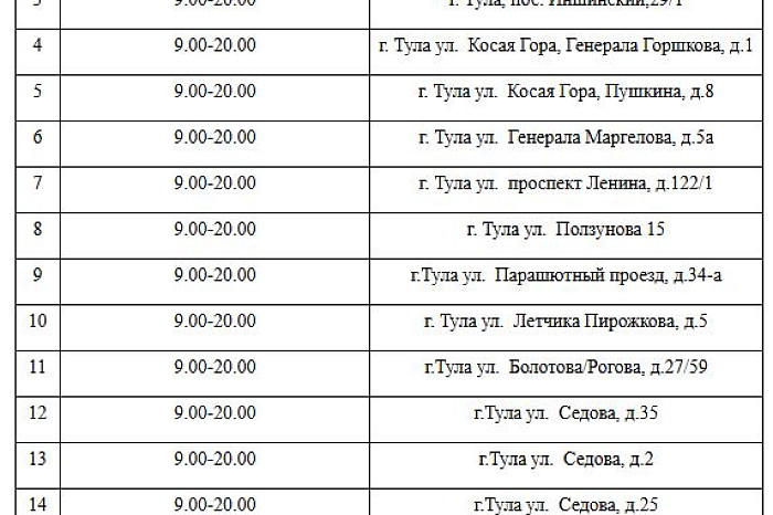 В Туле 9 сентября организуют бесплатную раздачу воды